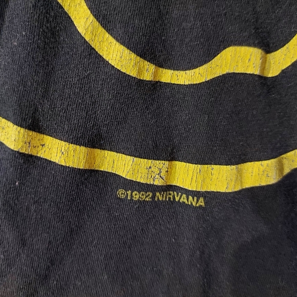 1992 Nirvana t shirt large - Picture 2 of 3